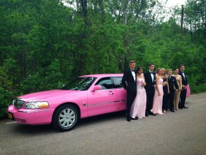 rosa limousine, pinklimo