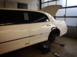 Limousine garage in sweden